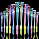 36 PCS Glow Sticks Fiber Optic Wand,Glow in the Dark Party Supplies