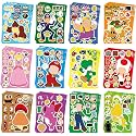 36PCS Mario Make a Face Stickers, DIY Mario Party Supplies Favors Make Your Own Stickers Mixed and Matched with Different Designs Characters for Birthday Gifts Class Reward Book Decor 13+