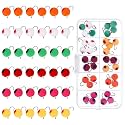 36pcs Salmon Egg Flies, Fly Fishing Flies Kit with Box, Size 12