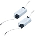 36W LED Driver, Constant Current 300mA AC 85~265V Output 75~144V DC Female Connector External Power Supply Rectifier Transformer for LED Ceiling Light