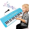 37 Keys Kid Toddler Toy Piano Keyboard Electric Pianos with Microphone