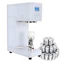 370W Electric Can Sealing Machine,Commercial Soda Can Sealer Machine w/LED Display,Adjustable 4.53"-6.69" Height for PET Bottles Aluminum Caps,Beverage Stores White-220V