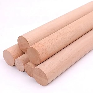 37mm 3ft 15x15 wooden dowel rod  smooth finish round wood stick for macrame plant hanger wall hanging tapestry  strong craft pole for home decor art diy projects 2 pieces