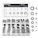 380 PCS Metric Bonded Sealing Washers -12 Sizes Crush Washers Kit