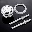 38mm/1.5" Toilet Push Thread Diameter Dual Push Flushing Button Adjustable Toilet Water Tank Button,Compatible with Glacier Bay Aquasource TOTO, American Standard, KOHLER, Twfords