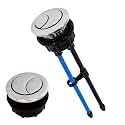 38mm/1.5in Toilet Push Button,Toilet Tank Button Dual Push Flushing Button,Adjustable Toilet Water Tank Button for Glacier Bay Aquasource TOTO,for American Standard,for Kohler,for Twfords,for Geberit