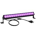 1 Pack 48W LED Black Light Bar, Blacklight Bar for Glow Party