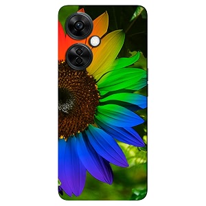 Colorful Sunflower Printed Hard Mobile Back Cover