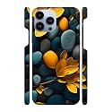 3939Stones amp Leaves3939 -Yellow Printed Hard Mobile