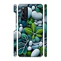 3939Stones amp Leaves3939 -Turquoise Printed Hard Mobile