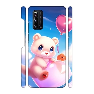 Teddy in Sky Printed Hard Mobile Back