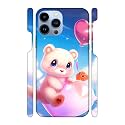 3939Teddy in Sky3939 Printed Hard Mobile Back