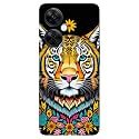 3939Tiger3939- Flowers Art Printed Hard Mobile Back
