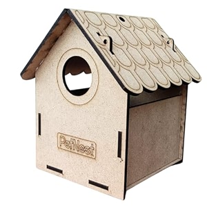 petnest 39 bird house bird house for sparrow budgies and finches with air ventilation and mounting type wall and hanging