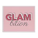 'Chic Glambition Typography Trendy Fashion Text'| Framed Giclee Art