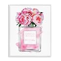 'Glam Perfume Bottle with Roses'| Framed Giclee Art
