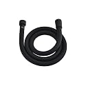 39 Inches Short Silicone Shower Hose Replacement Black