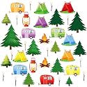 39 Pcs Happy Camper Bulletin Board Decorations