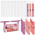 Foldtier 39 Pcs Plastic Travel Tubes for Women, Stylish Style