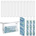 Foldtier 39 Pcs Plastic Travel Tubes for Women, Elegant Style