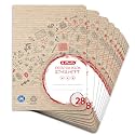 'Recycled "LANDRE 100050215 Notepad A4 16 Sheets Line Style 25 (Lined/Margin 80 g/m², Blue Angel Environment Sign (Pack of 10 Book "Recycling", A4, 16 Pages, Lineage 28 - Chequered / Margin Left and Right 0