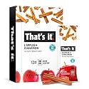 That's it. Apple + Cinnamon 100% Natural Real Fruit Bar, 12 Pack
