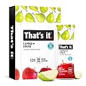 That's it. Apple + Pear 100% Natural Real Fruit Bar, 12 Pack