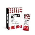 That's it. Apples + Cherry 100% Natural Real Fruit Bar, Best High Fiber Vegan, Gluten Free Healthy Snack, Paleo for Children & Adults, Non GMO Sugar-Free, No preservatives Energy Food (Pack of 12)