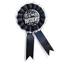 It's My Birthday Badge Pin Pink Birthday Ribbon Pin for Women and Men White &Black Happy Birthday Brooch Pins Party Decorations Gifts