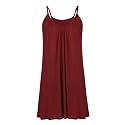 IN'VOLAND Nightgowns for Women Plus Size Sleep Dress Sleeveless Chemise