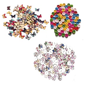 multicolor wooden buttons for craft decoration sewing amp diy crafts material size 15mmx15mm mixed wooden buttons set of 150 pc