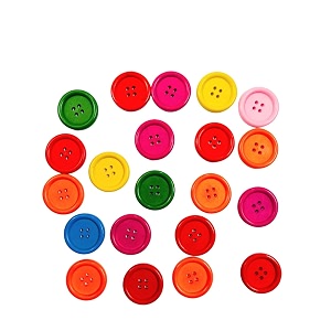 multicolor wooden buttons for craft decoration sewing amp diy crafts material multicolor 30mm pack of 25