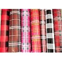 3A Featuretail Printed Gift Wrapping Paper(Assorted Design, Size - 19" x 28" In) Gifts Wrap Sheets, Premium Sheet for Birthday Gift Pack (Multi Design Check Print, 10 Sheet &amp; 1Cello Tape)