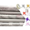 3A Featuretail Printed Gift Wrapping Paper(Assorted Design, Size - 19" x 28" In) Gifts Wrap Sheets, Premium Sheet for Birthday Gift Pack (Silver Gift Wrap Combo, 15pc Set)
