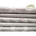 3A Featuretail Printed Gift Wrapping Paper Sheets (Assorted Design, Size - 19" x 28" In) Gift Wrap, Premium Sheet for Birthday Gift Pack (10 Sheetts Silver Pattern With 1 Adhesive Tape)