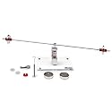3B Scientific Rotation Apparatus, 200mm Length x 140mm Width Base Plate