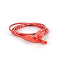 3B Scientific U13731 Safety Patch Cord 2.5mm/100cm Red,Grade: 1 to 1, 0.5" Height, 4" Wide, 4" Length