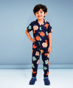 3BROS Boys Printed Multicolor Night Suit Set