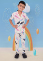 3BROS Boys Printed Multicolor Night Suit Set