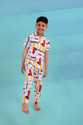3BROS Boys Night Suit Set Multicolor Printed