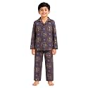 3BROS Kid's Pure Cotton Full Sleeves Night Suit/Dress for Boys/Girls Full Pajama &amp; Top Sleep Suit Combo Set