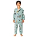 3BROS Kid's Pure Cotton Full Sleeves Night Suit/Dress for Boys/Girls Full Pajama &amp; Top Sleep Suit Combo Set