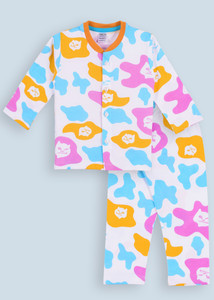 3bros baby boys printed cotton kids nightwear multicolor pack of 1