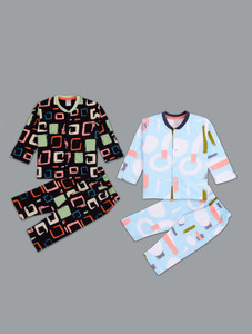 3bros kids nightwear baby boys  baby girls printed cotton