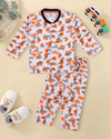 3BROS Baby Boys Printed Cotton Kids Nightwear (Multicolor Pack of 1)