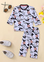 3BROS Baby Boys Printed Cotton Kids Nightwear (Multicolor Pack of 1)