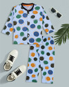 3BROS Baby Boys Printed Cotton Kids Nightwear (Multicolor Pack of 1)
