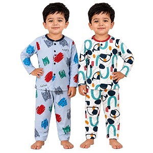 3BROS Kids Pure Cotton Night Suit Set