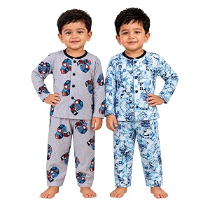 3BROS Kids Pure Cotton Night Suit Set