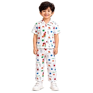 3BROS Unisex Pure Cotton Short Sleeve Kids